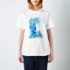 made blueのCLEAR BLUE WOLF Regular Fit T-Shirt