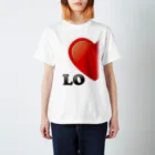 モルTの【suzuri店限定】光沢風でドットが♥　ラブラブ　LO　ペアルック  Regular Fit T-Shirt