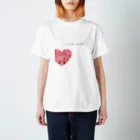 Momo SakuraのI love FLUTE　フルートTシャツ スタンダードTシャツ