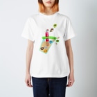 Lily bird（リリーバード）のタピオカ小鳥とミルクティー Regular Fit T-Shirt