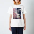 izumimimimimimiの空と雲と太陽と猫 ロングバージョン スタンダードTシャツ