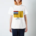 国旗ショップの満州国　国旗　服 スタンダードTシャツ