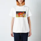 【全盲の絵描き】オバケのタムタムの【全盲の絵描き】ラクダ Regular Fit T-Shirt