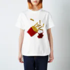 daddy-s_junkfoodsのfrench fries Regular Fit T-Shirt