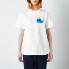 BLUE-SKYのくじらのクーちゃん スタンダードTシャツ