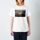 アーティスト 丸尾義久shopの虹の 幹「未希」 Regular Fit T-Shirt