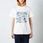 クレアプロップの北欧風ネオンテトラ Regular Fit T-Shirt