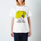 KIKITEKI_LABORATORYのPONITE GAL 黄 × 黄緑 スタンダードTシャツ