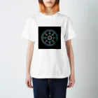 点描曼荼羅グッズのMandala#1(四角) Regular Fit T-Shirt