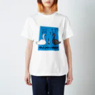 投資株クラTシャツSUZURI店の落ちるナイフは掴むな（Tシャツ･パーカー）（投資・株クラのデザイン） Regular Fit T-Shirt