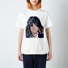 todotoraの油彩風、女子高生 Regular Fit T-Shirt