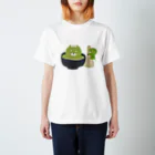 (   ᵔ(ᴥ)ᵔ   )のお茶 Regular Fit T-Shirt