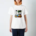 STRAYrabbitのアメコミ風うさ Regular Fit T-Shirt