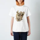 Momojiの犬画のノーリッチテリア7 Regular Fit T-Shirt