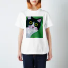 tomorebiのひょっこり猫さん スタンダードTシャツ