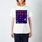 Ｍ✧Ｌｏｖｅｌｏ（エム・ラヴロ）の花（パープル・コウシ） スタンダードTシャツ