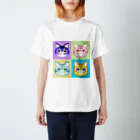 02のねこたち スタンダードTシャツ