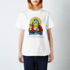 BUDDHA VERSE SHOPのNFT BUDDHA_002_SHAKA NYORAI Regular Fit T-Shirt