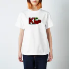 KISAKISAKI_MerchのKISAKISAKIのKIとチェリーのロゴ Regular Fit T-Shirt
