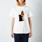 元祖ふとねこ堂のソフトクリームどうぞ Regular Fit T-Shirt
