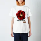 DOTSWRESTLERのABISEGERI RED（Black Logo） スタンダードTシャツ