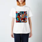 tekutekupockeのLove on Chain!　Binta!! Regular Fit T-Shirt