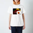 sasa-koの目玉焼きのせハンバーグ Regular Fit T-Shirt