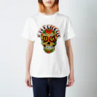 two_threeのメキシカンスカル（黒T用） Regular Fit T-Shirt