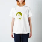 isuta ism.online shopの頬杖女子 Regular Fit T-Shirt