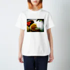 Tシャツ&雑貨の猫のハムくん(鼻) Regular Fit T-Shirt