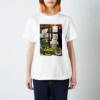 BARE FEET/猫田博人の窓辺のアザラシTシャツ Regular Fit T-Shirt