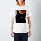 shineのI love cat 黒猫 スタンダードTシャツ