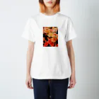 waikikiの風24hのorange rose Regular Fit T-Shirt