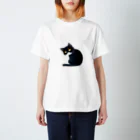 花猫の黒猫さん スタンダードTシャツ