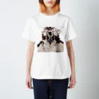 Little_Huge_Wild_Animalsのミサゴ正面画白 スタンダードTシャツ