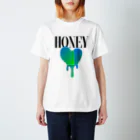 Pop MusicのHoney / BlueGreen Regular Fit T-Shirt