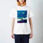 墨っ子の水族館と少年 Regular Fit T-Shirt