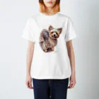 Momojiの犬画のヨーキー3 Regular Fit T-Shirt