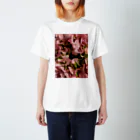 Ficusのひらひらラナンキュラス Regular Fit T-Shirt