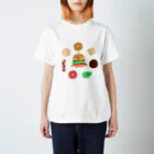 にわとり食堂のハンバーガーさん スタンダードTシャツ