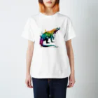 カラフルな動物図鑑のコモドオオトカゲ Regular Fit T-Shirt