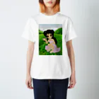 げーむやかんの少女と赤とんぼと山 Regular Fit T-Shirt