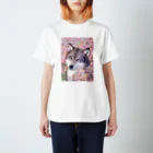 Keiko Oのオオカミと千島桜 티셔츠