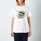 NANNANOーナンナノーのINNER FLOWERS Regular Fit T-Shirt