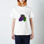 モモンガのしっぽのSugar glider is on grapes! Regular Fit T-Shirt