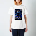 マッケンデジタルワールドのネオ浮世絵盆栽：サイバーパンクアーケードアドベンチャー for オタク Regular Fit T-Shirt