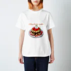 アイラブスージーのお店のいちごのシャルロットケーキ スタンダードTシャツ