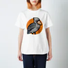 Cody the LovebirdのChubby Bird ハシビロコウ Regular Fit T-Shirt