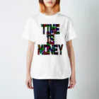 ちび丸のTime is money（タイムイズマネー） スタンダードTシャツ