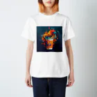 CoffeePixelのPixelBrew Cup（ピクセルブリューカップ） - クリエイティブな一杯で毎日を彩ろう Regular Fit T-Shirt